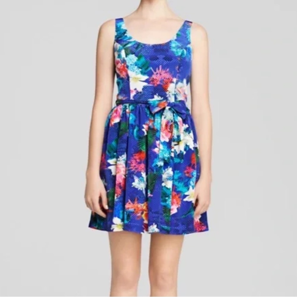 Amanda Uprichard Womens Floral Cafe Island‎ Mini Dress